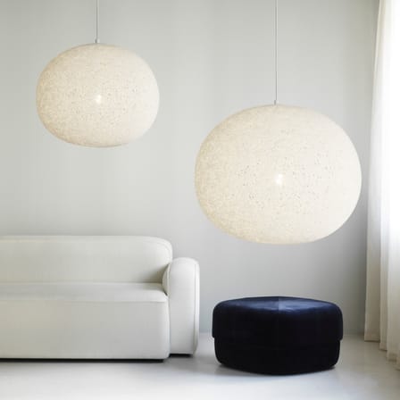 Suspension Act plastique blanc / Ø 80 cm - Recyclé - Normann Copenhagen