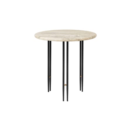Table d'appoint IOI marbre beige / Ø 50 x H 50 cm - Gubi
