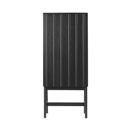 Vaisselier Rib bois noir / L 70 x H 166.5 cm - Normann Copenhagen
