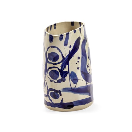 Vase Sophia Large céramique bleu / H 29 cm - Serax