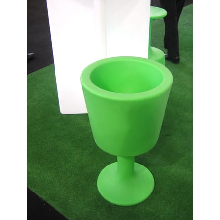 Tabouret de bar Drink plastique blanc / H 75 cm / Seconde vie - Slide