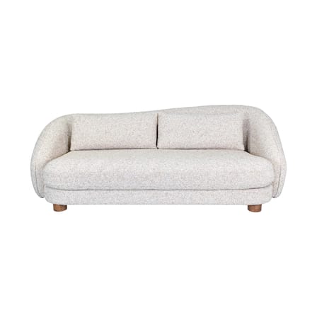 Sofa Blake textil beige / 3-Sitzer – L 222,5 cm - NV GALLERY