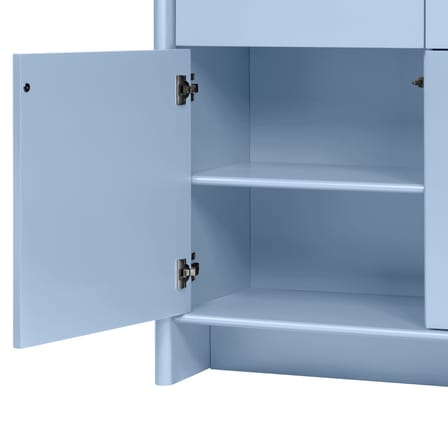 Buffet Rali bois bleu / L 160 x H 91 cm - NOO.MA