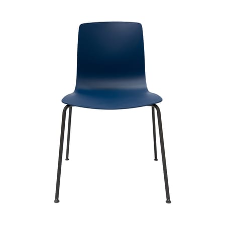 Chaise empilable Aava 02 bleu / 4 pieds - Polypropylène recyclé - Arper