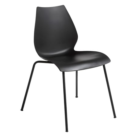 Chaise empilable Maui plastique noir - Kartell