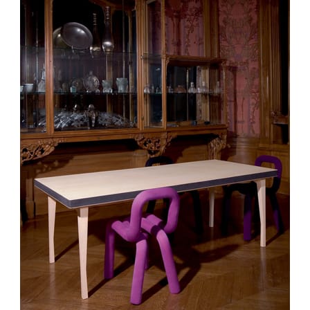 Chaise rembourrée Bold tissu noir / Big Game, 2009 - Moustache