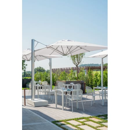 Chaise Ronda XS métal blanc / L 51,5 cm - Emu