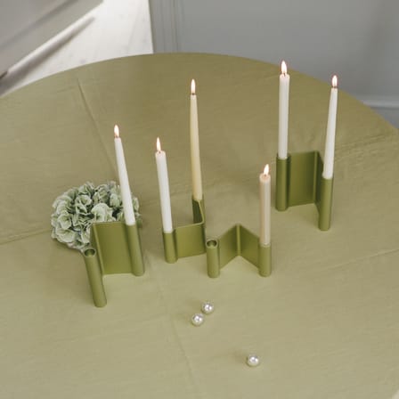 Chandelier Pair métal vert / H 11 cm - Muuto