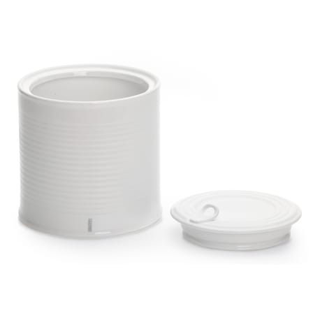 Schachtel Estetico Quotidiano keramik weiß groß / Zuckerdose - Ø 15 cm x H 15 cm - Seletti