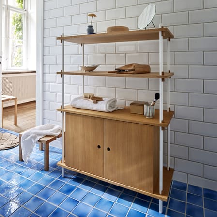Étagère Shelving System – s.115.1.B bois naturel / L 85 x H 115 x Prof. 35 cm - MOEBE