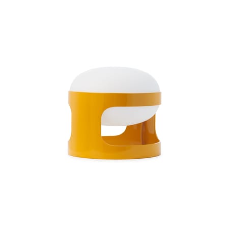 Lampe de table KD28 plastique jaune / Joe Colombo, 1967 - Recyclé - Kartell