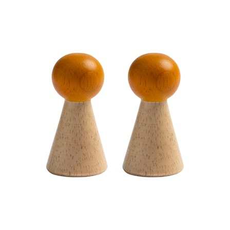 Set de 2 patères Halma bois - & klevering
