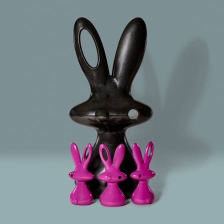 Sculpture Bunny by Aki Kuroda plastique gris / H 60 cm - Slide
