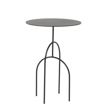 Table basse Moça métal noir / Ø 40 x H 58 cm - Objekto
