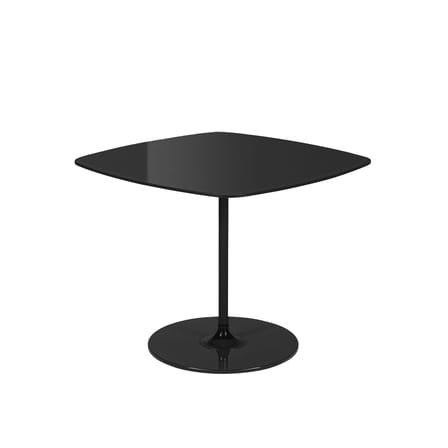 Table d'appoint Thierry verre noir / 50 x 50 x H 40 cm - Verre - Kartell