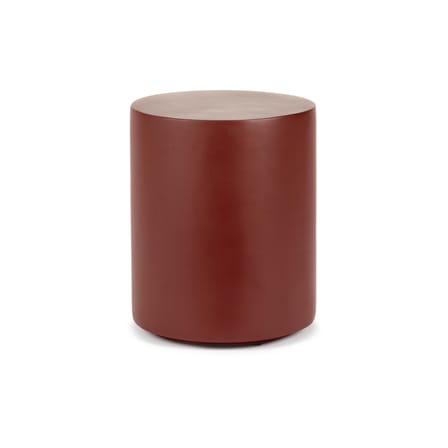 Table d'appoint Pawn céramique rouge / Tabouret - Ø 30 x H 36 cm - Fibre polyester - Serax