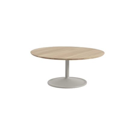 Tavolino Soft legno naturale / Ø 95 x H 42 cm - Muuto