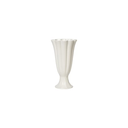 Vase Heli Small céramique blanc / Ø 12 x H 22 cm - BROSTE COPENHAGEN