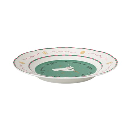 Assiette à dessert Il frutto della passione - Hand céramique vert / Ø 20,5 cm - Bitossi Home