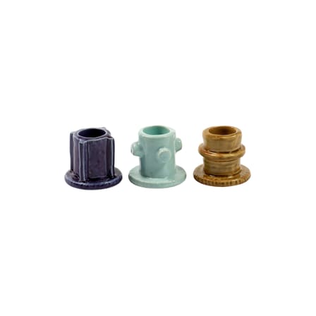 Set de 3 bougeoirs Molly 01 / H 4,5 cm - Serax