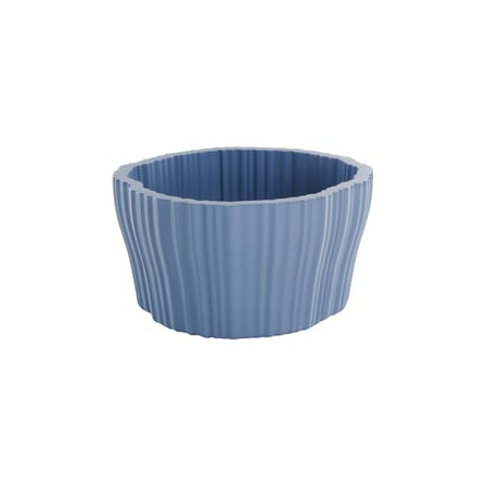 Cache-pot Corteza Large plastique bleu / 64 x 70 cm x H 36 cm - Kartell