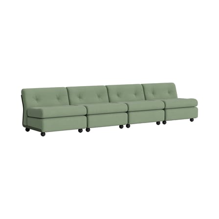 Canapé modulable Amanta / 4 places - L 317 cm / Réédition 1966, Mario Bellini - Hay