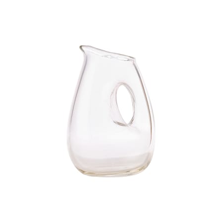 Carafe Jug with hole verre transparent 1 Litre - POLSPOTTEN