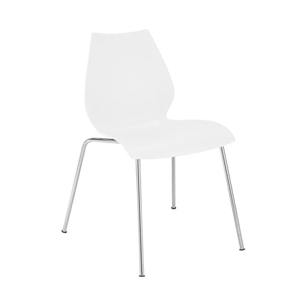 Chaise empilable Maui plastique blanc - Kartell