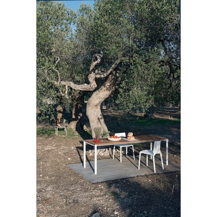 Chaise empilable Plana plastique gris - Kristalia