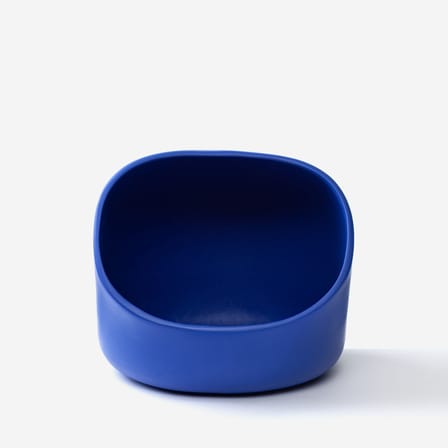 Corbeille Ô céramique bleu - Moustache