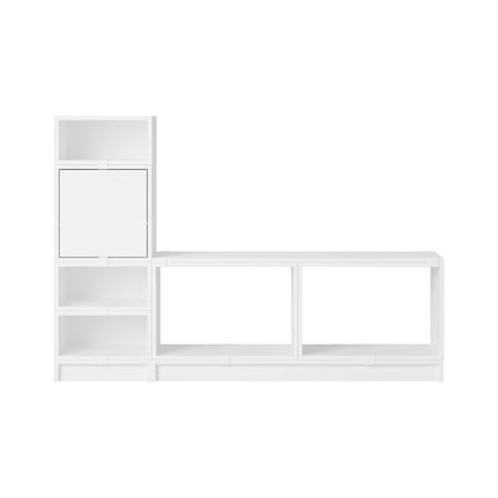 Etagère Stacked / Banc intégré - Configuration 1 / L 174 x P 35 x H 119 cm - Muuto
