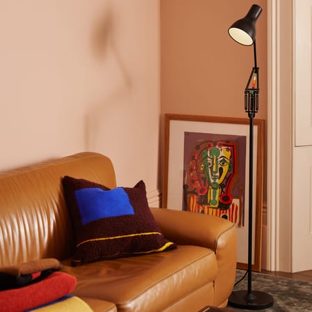 Type 75 Floor lamp metal black / By Paul Smith - Edition no. 5 - Anglepoise