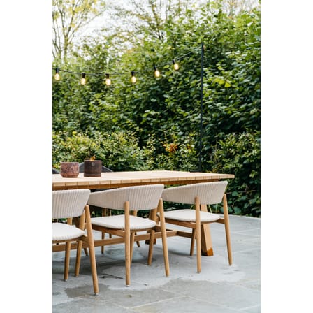 Guirlande lumineuse extérieur Light My Table plastique noir / Avec fixations pour plateaux de tables - Vincent Sheppard
