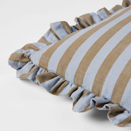 Housse de coussin Ina bleu / 40 x 60 cm - BROSTE COPENHAGEN