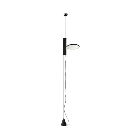Lampadaire OK métal noir à suspendre au plafond / LED - Flos