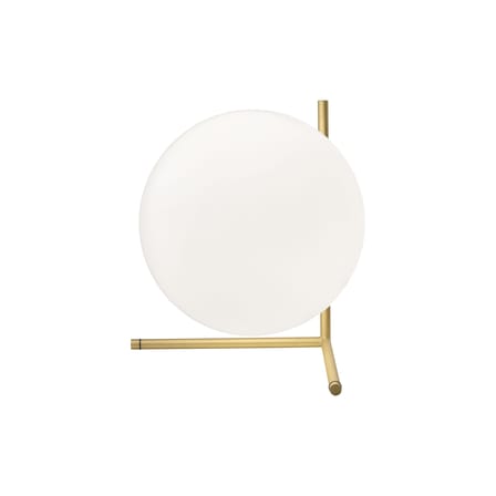 Lampe de table IC T3 verre or / Ø 45 x H 52,4 cm - Michael Anastassiades, 2014 - Flos