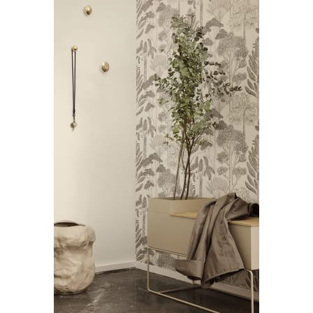 Patère Chanterelle or métal / Poignée - Ferm Living