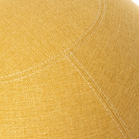 Pouf Original Regular jaune / Ergonomique - Ø 55 cm / Tissu chiné - BLOON PARIS