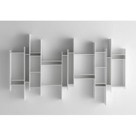 Étagère Randomito bois blanc / L 81 x H 96 cm - MDF Italia