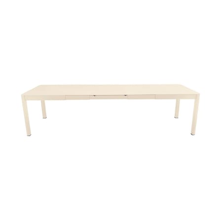 Ribambelle XL Extending table metal beige / L 149 to 299 cm - 6 to 14 people - Fermob