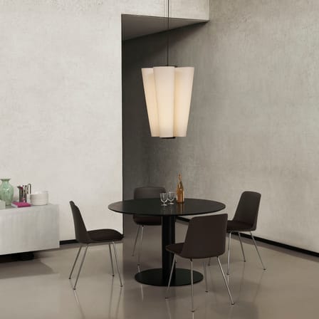 Suspension Bella SC115 tissu blanc / H 75 cm - &tradition
