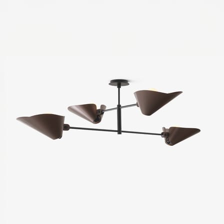 Suspension Bonnet SC91 métal marron / L 140 x H 40 cm - &tradition