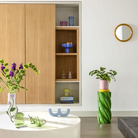 Table d'appoint Marshmallow / Ø 25 x H 55 cm - Fibre de verre - & klevering