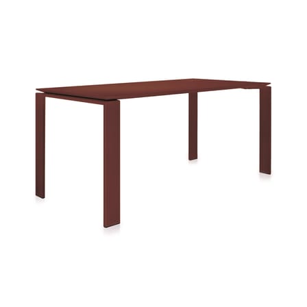 Table rectangulaire Four / 158 x 79 cm - Fenix soft touch - Kartell