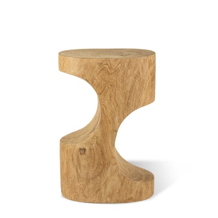 Table d'appoint Double Arch bois naturel / Table d'appoint - sculpté main - Pols Potten