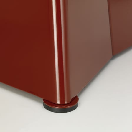 Tabouret Métallique métal rouge / Jean Prouvé, 1936 - Vitra