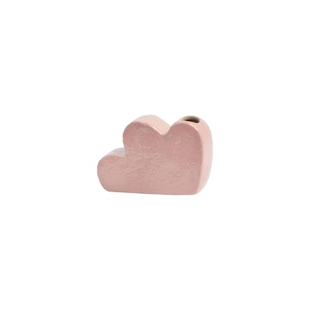 Vase Clay céramique rose / L 12,5 x H 8,5 cm - & klevering