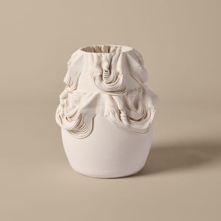 Vase Drisca céramique blanc - Ferm Living