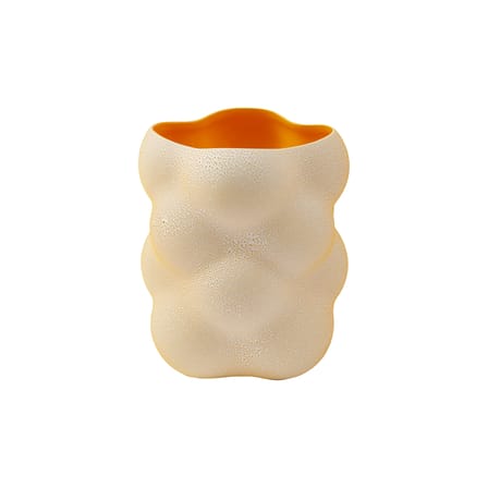 Vase Grape Small céramique orange / Ø 24,5 x H 30 cm - Pols Potten