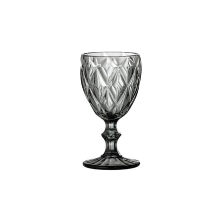 Asana Wine glass glass grey / Ø 9 x H 17 cm - 320 ml - Bloomingville